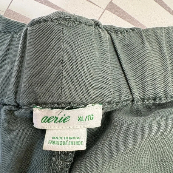 Aerie Women’s Pull On Elastic Waist Shorts‎ Size XL Green - Picture 5 of 7
